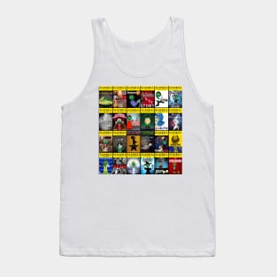 Broadway Zombie Theatre Programs Large Collage Tank Top